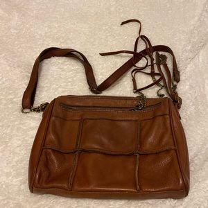 Boho patchwork lucky brand leather purse